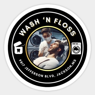 Wash N Floss Sticker